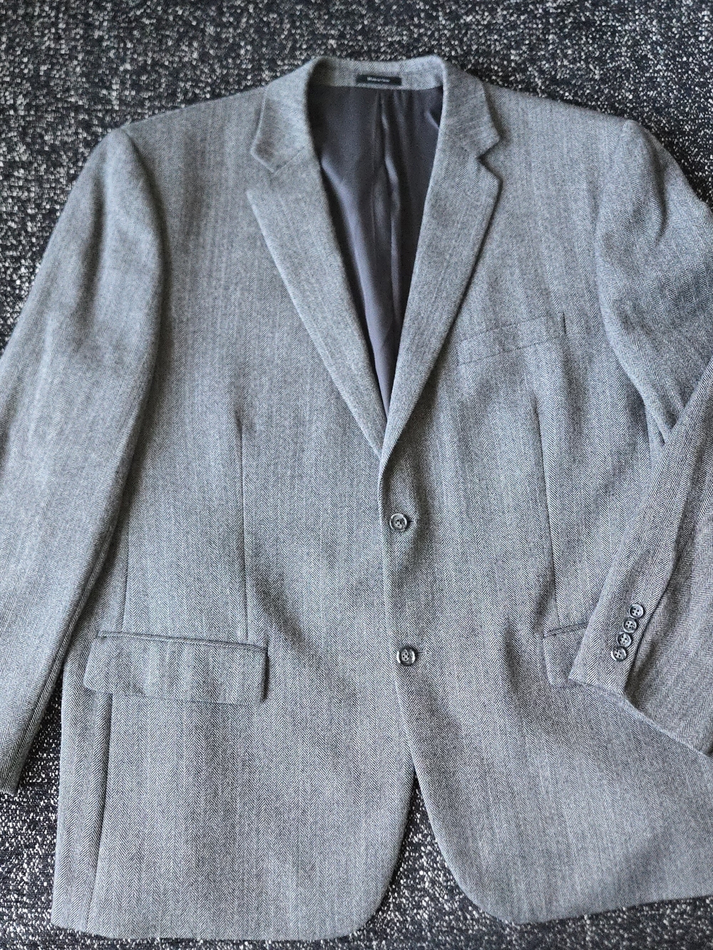 Joseph & Feiss Light Gray Two-Button Sport Coat